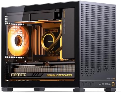 JONSBO D32 STD Micro ATX PC Case High Compatibility Mini Desktop Case  Support MATX Back Connect/BTF MB 365mm GPU/240AIO/163mm Air Cooler  ATX/SFX L/SFX PSU  USB3 2 PC Gaming Black