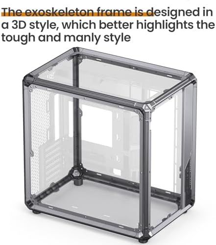 JONSBO X400 Gray ATX PC Case  Back Connect Desktop Case MB Auxiliary Air Guidance Cooling System  E Sport Assistant 2 Sides SP 360 AIO SP 427mm GPU  ATX<180mm Compatibility/Heat Dissipation Gray