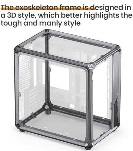 JONSBO X400 Gray ATX PC Case  Back Connect Desktop Case MB Auxiliary Air Guidance Cooling System  E Sport Assistant 2 Sides SP 360 AIO SP 427mm GPU  ATX<180mm Compatibility/Heat Dissipation Gray