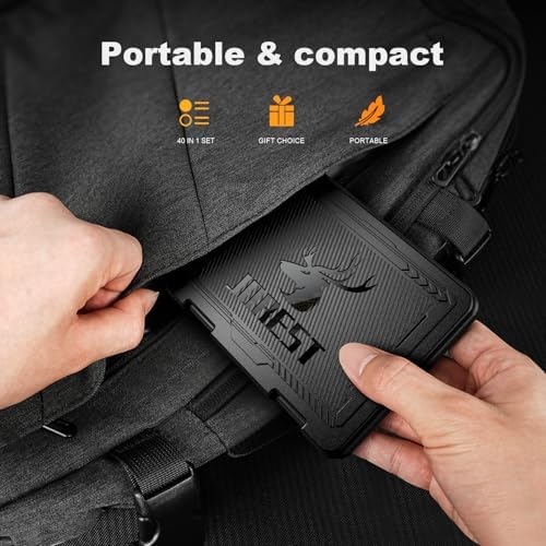 JOREST 40Pcs Small Precision Screwdriver Set with Torx Triwing Phillips  Mini Repair Tool Kit for Macbook  Computer  Laptop  PC  iPhone  PS5  Xbox  Switch  Glasses  Watch  Ring Doorbell  Electronics