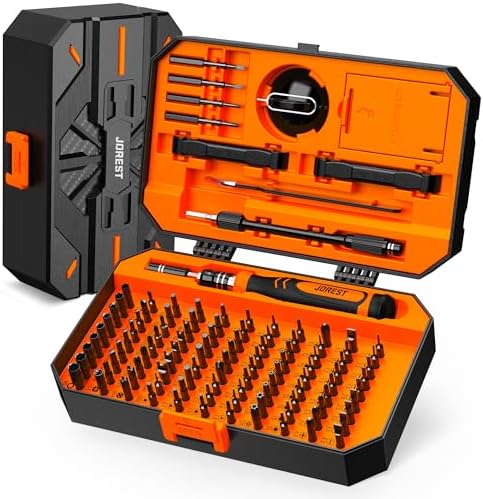 JOREST 40Pcs Small Precision Screwdriver Set with Torx Triwing Phillips  Mini Repair Tool Kit for Macbook  Computer  Laptop  PC  iPhone  PS5  Xbox  Switch  Glasses  Watch  Ring Doorbell  Electronics