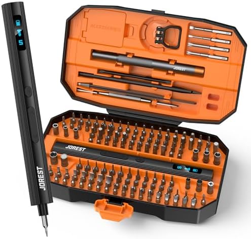JOREST 40Pcs Small Precision Screwdriver Set with Torx Triwing Phillips  Mini Repair Tool Kit for Macbook  Computer  Laptop  PC  iPhone  PS5  Xbox  Switch  Glasses  Watch  Ring Doorbell  Electronics