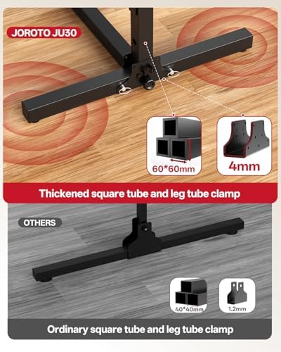 JOROTO Foldable Pull Up Dip Station  Pull Up Bar Free Standing for Home Gym  450LBS Stable Power Tower  Adjustable Height Multifunction Pull Up Stand  Strength Training Equipment for Men Women