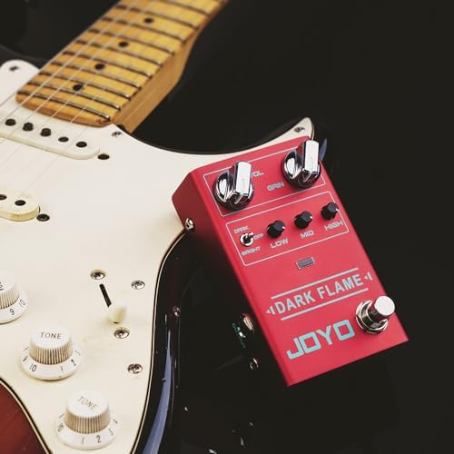JOYO Modern Metal High Gain Distortion Guitar Effect Pedal with Different Tone Styles for Electric Guitar   True Bypass  Dark Flame R 17 