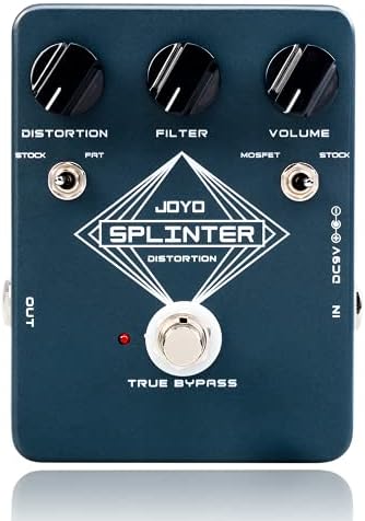 JOYO Modern Metal High Gain Distortion Guitar Effect Pedal with Different Tone Styles for Electric Guitar   True Bypass  Dark Flame R 17 