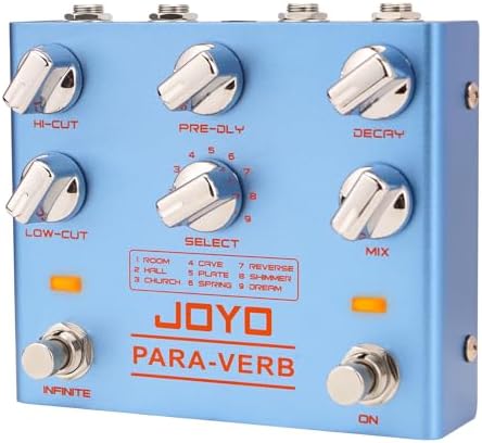 JOYO Modern Metal High Gain Distortion Guitar Effect Pedal with Different Tone Styles for Electric Guitar   True Bypass  Dark Flame R 17 