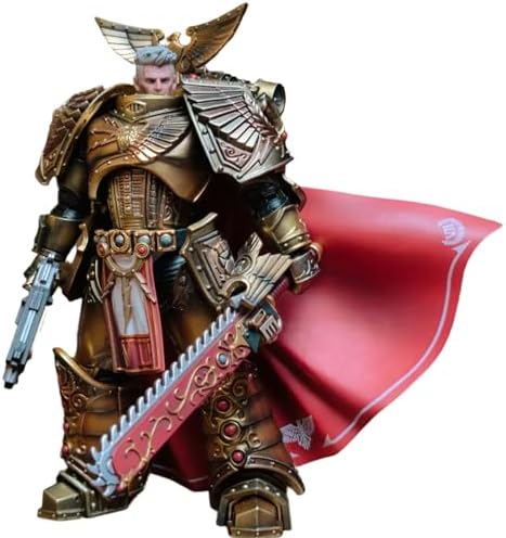 JOYTOY Collectors Edition Rogal Dorn Warhammer 40K 1/18 Action Figures Imperial Fists Rogal Dorn Primarch of the VIlth Legion Collectors Edition Birthday Gifts Collectible Model Warhammer Miniatures