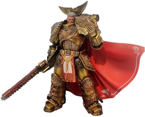 JOYTOY Collectors Edition Rogal Dorn Warhammer 40K 1/18 Action Figures Imperial Fists Rogal Dorn Primarch of the VIlth Legion Collectors Edition Birthday Gifts Collectible Model Warhammer Miniatures