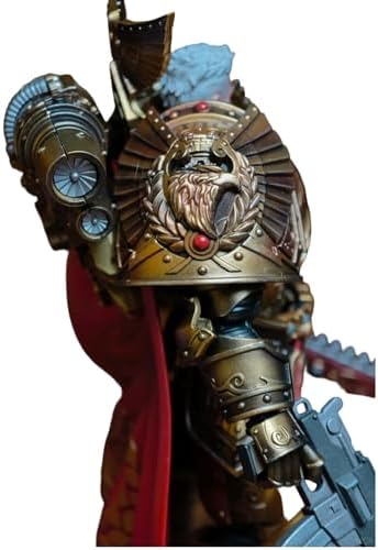 JOYTOY Collectors Edition Rogal Dorn Warhammer 40K 1/18 Action Figures Imperial Fists Rogal Dorn Primarch of the VIlth Legion Collectors Edition Birthday Gifts Collectible Model Warhammer Miniatures