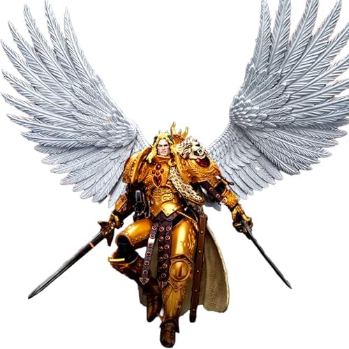 JOYTOY Collectors Edition Rogal Dorn Warhammer 40K 1/18 Action Figures Imperial Fists Rogal Dorn Primarch of the VIlth Legion Collectors Edition Birthday Gifts Collectible Model Warhammer Miniatures