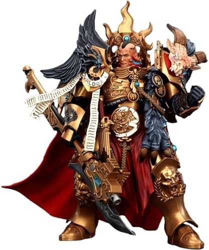 JOYTOY Collectors Edition Rogal Dorn Warhammer 40K 1/18 Action Figures Imperial Fists Rogal Dorn Primarch of the VIlth Legion Collectors Edition Birthday Gifts Collectible Model Warhammer Miniatures