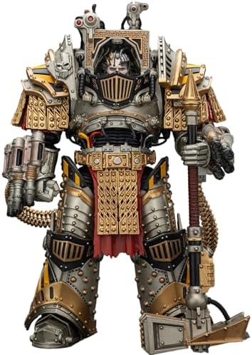 JOYTOY Collectors Edition Rogal Dorn Warhammer 40K 1/18 Action Figures Imperial Fists Rogal Dorn Primarch of the VIlth Legion Collectors Edition Birthday Gifts Collectible Model Warhammer Miniatures