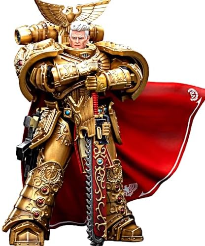 JOYTOY Collectors Edition Rogal Dorn Warhammer 40K 1/18 Action Figures Imperial Fists Rogal Dorn Primarch of the VIlth Legion Collectors Edition Birthday Gifts Collectible Model Warhammer Miniatures