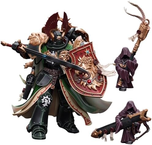 JOYTOY Collectors Edition Rogal Dorn Warhammer 40K 1/18 Action Figures Imperial Fists Rogal Dorn Primarch of the VIlth Legion Collectors Edition Birthday Gifts Collectible Model Warhammer Miniatures