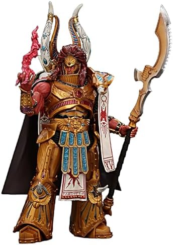 JOYTOY Collectors Edition Rogal Dorn Warhammer 40K 1/18 Action Figures Imperial Fists Rogal Dorn Primarch of the VIlth Legion Collectors Edition Birthday Gifts Collectible Model Warhammer Miniatures
