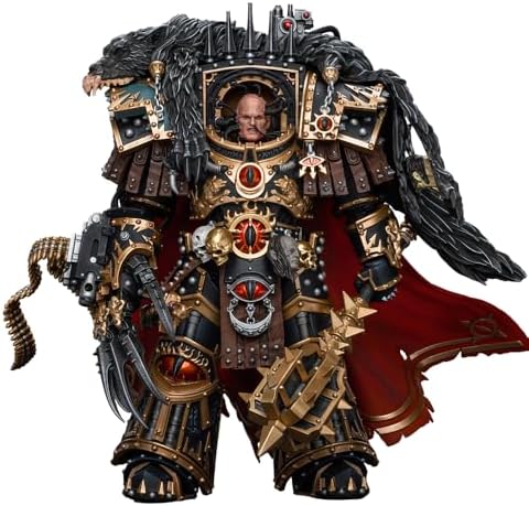 JOYTOY Collectors Edition Rogal Dorn Warhammer 40K 1/18 Action Figures Imperial Fists Rogal Dorn Primarch of the VIlth Legion Collectors Edition Birthday Gifts Collectible Model Warhammer Miniatures