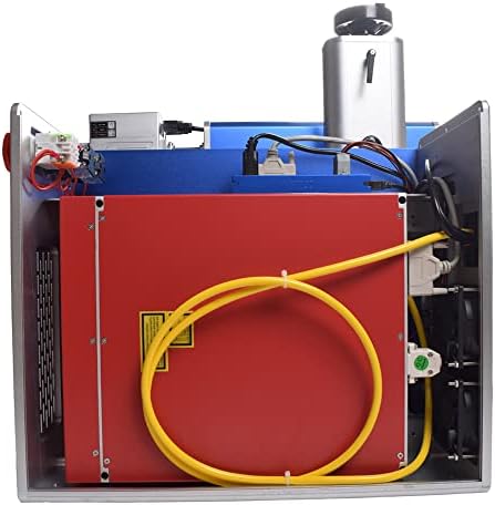 JPT 30W MOPA Fiber Laser Marking Engraving Machine Ovsuqu 30W MOPA M7 Fiber Laser Engarver Marker for Metal 175 175mm with 80D Rotary Axis Color Marking