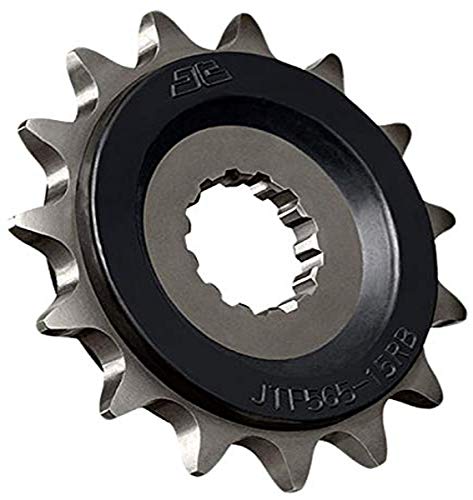 JT Sprockets JTF565 15RB 15 Tooth Rubber Cushioned Front Countershaft Sprocket  Single
