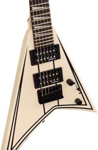 Jackson RR Minion JS1XM Electric Guitar   Snow White with Black Pinstripes  Amaranth Fingerboard