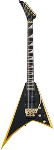 Jackson X Series Rhoads RRX24   Black with Yellow Bevels