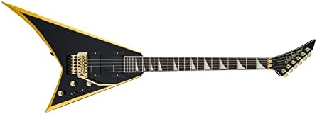 Jackson X Series Rhoads RRX24   Black with Yellow Bevels