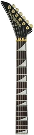 Jackson X Series Rhoads RRX24   Black with Yellow Bevels