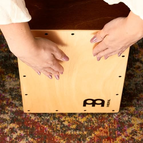 Jam Cajon Box Drum with Snare and Bass Tone for Acoustic Music   MADE IN EUROPE   Baltic Birch Wood  Play with Your Hands  2 YEAR WARRANTY