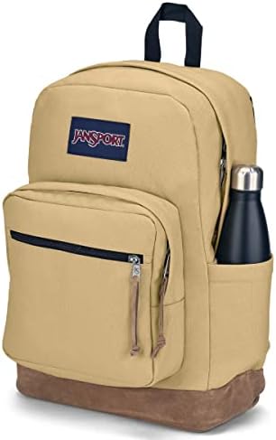 JanSport Right Pack Backpack   Durable Daypack with Padded 15 Laptop Sleeve  Spacious Main Compartment & Integrated Water Bottle Pocket   Russet Red