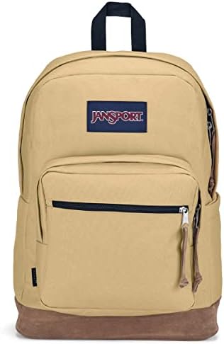 JanSport Right Pack Backpack   Durable Daypack with Padded 15 Laptop Sleeve  Spacious Main Compartment & Integrated Water Bottle Pocket   Russet Red