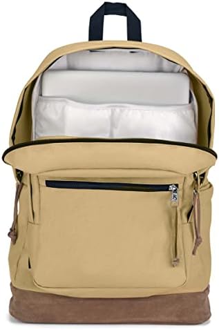 JanSport Right Pack Backpack   Durable Daypack with Padded 15 Laptop Sleeve  Spacious Main Compartment & Integrated Water Bottle Pocket   Russet Red