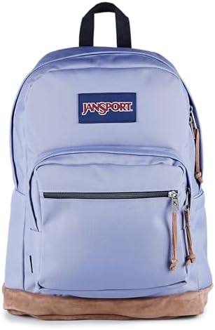 JanSport Right Pack Backpack   Durable Daypack with Padded 15 Laptop Sleeve  Spacious Main Compartment & Integrated Water Bottle Pocket   Russet Red