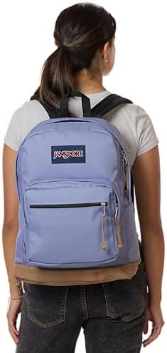 JanSport Right Pack Backpack   Durable Daypack with Padded 15 Laptop Sleeve  Spacious Main Compartment & Integrated Water Bottle Pocket   Russet Red