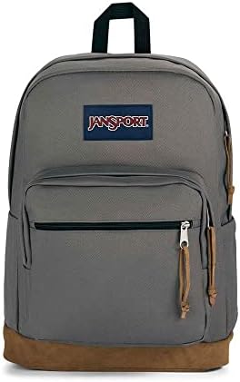 JanSport Right Pack Backpack   Durable Daypack with Padded 15 Laptop Sleeve  Spacious Main Compartment & Integrated Water Bottle Pocket   Russet Red