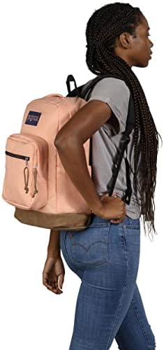 JanSport Right Pack Backpack   Durable Daypack with Padded 15 Laptop Sleeve  Spacious Main Compartment & Integrated Water Bottle Pocket   Russet Red