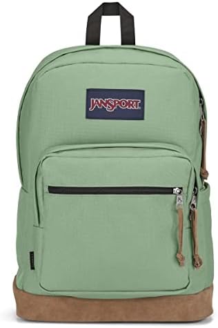 JanSport Right Pack Backpack   Durable Daypack with Padded 15 Laptop Sleeve  Spacious Main Compartment & Integrated Water Bottle Pocket   Russet Red