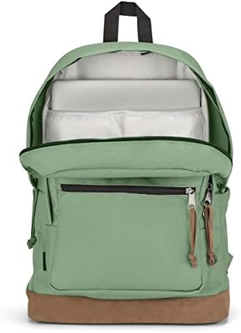 JanSport Right Pack Backpack   Durable Daypack with Padded 15 Laptop Sleeve  Spacious Main Compartment & Integrated Water Bottle Pocket   Russet Red