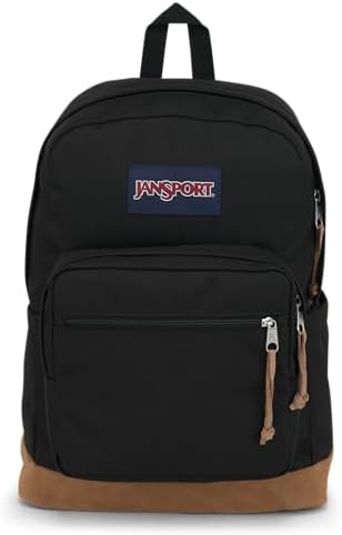 JanSport Right Pack Backpack   Durable Daypack with Padded 15 Laptop Sleeve  Spacious Main Compartment & Integrated Water Bottle Pocket   Russet Red