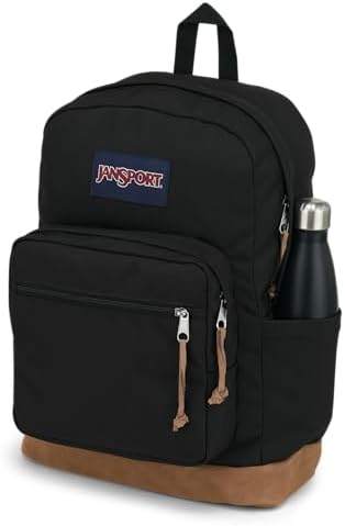 JanSport Right Pack Backpack   Durable Daypack with Padded 15 Laptop Sleeve  Spacious Main Compartment & Integrated Water Bottle Pocket   Russet Red