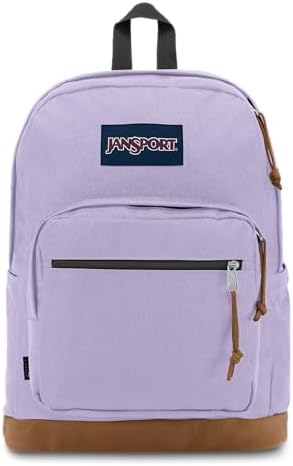 JanSport Right Pack Backpack   Durable Daypack with Padded 15 Laptop Sleeve  Spacious Main Compartment & Integrated Water Bottle Pocket   Russet Red