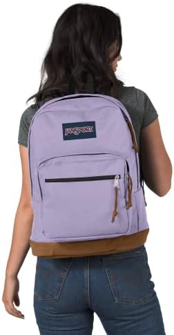 JanSport Right Pack Backpack   Durable Daypack with Padded 15 Laptop Sleeve  Spacious Main Compartment & Integrated Water Bottle Pocket   Russet Red