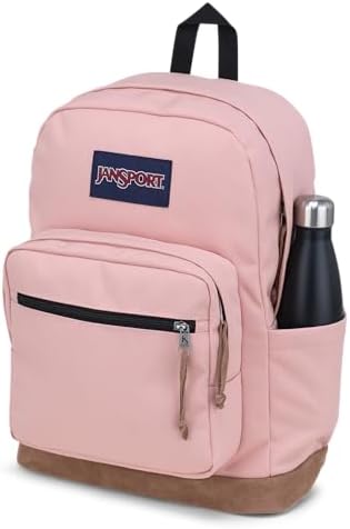 JanSport Right Pack Backpack   Durable Daypack with Padded 15 Laptop Sleeve  Spacious Main Compartment & Integrated Water Bottle Pocket   Russet Red