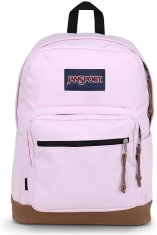 JanSport Right Pack Backpack   Durable Daypack with Padded 15 Laptop Sleeve  Spacious Main Compartment & Integrated Water Bottle Pocket   Russet Red