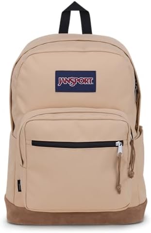 JanSport Right Pack Backpack   Durable Daypack with Padded 15 Laptop Sleeve  Spacious Main Compartment & Integrated Water Bottle Pocket   Russet Red