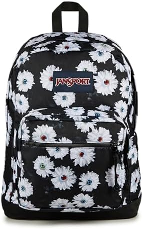 JanSport Right Pack Backpack   Durable Daypack with Padded 15 Laptop Sleeve  Spacious Main Compartment & Integrated Water Bottle Pocket   Russet Red