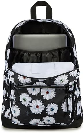 JanSport Right Pack Backpack   Durable Daypack with Padded 15 Laptop Sleeve  Spacious Main Compartment & Integrated Water Bottle Pocket   Russet Red