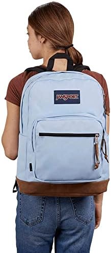 JanSport Right Pack Backpack   Durable Daypack with Padded 15 Laptop Sleeve  Spacious Main Compartment & Integrated Water Bottle Pocket   Russet Red