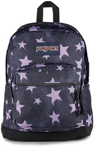 JanSport Right Pack Backpack   Durable Daypack with Padded 15 Laptop Sleeve  Spacious Main Compartment & Integrated Water Bottle Pocket   Russet Red