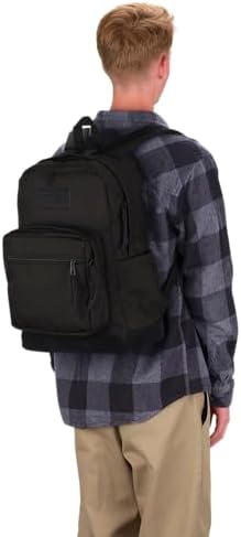 JanSport Right Pack Backpack   Durable Daypack with Padded 15 Laptop Sleeve  Spacious Main Compartment & Integrated Water Bottle Pocket   Russet Red