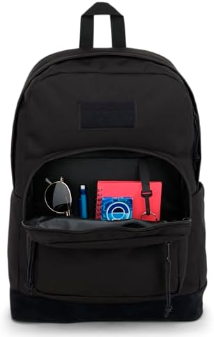 JanSport Right Pack Backpack   Durable Daypack with Padded 15 Laptop Sleeve  Spacious Main Compartment & Integrated Water Bottle Pocket   Russet Red