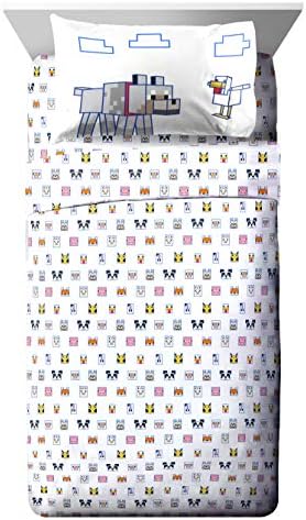 Jay Franco Disney Lilo & Stitch Twin Comforter Set   5 Piece Bedding Includes Sheet Set & Pillow Covers   Super Soft Kids Floral Bedding